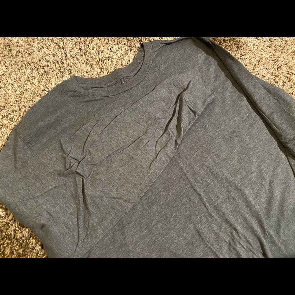 Dark Gray Men’s New George Long Sleeve Tee